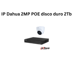 6 cámaras IP Dahua 2MP POE...